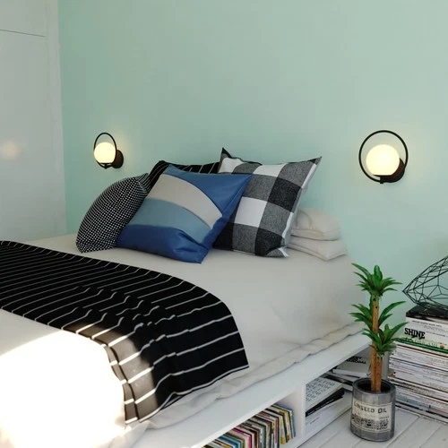 Vaxcel Lighting W0476 10" Tall Wall Sconce - Black - Picture 5 of 6