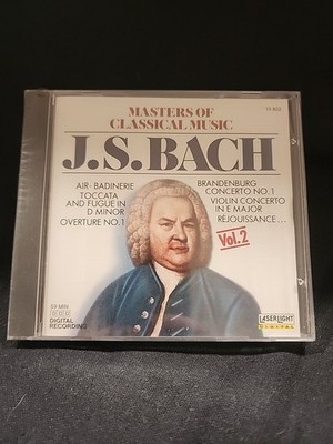 Masters of Classical Music Vol. 2 Bach CD musica clasica Brandenburg violin 104