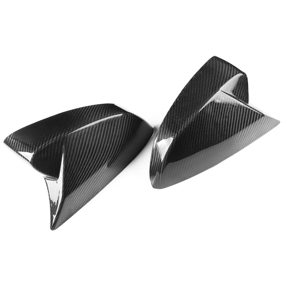 Cubierta de espejo retrovisor de fibra de carbono real OX bocina para Toyota GT86 SUBARU BRZ 12-19 Foto 4 de 4