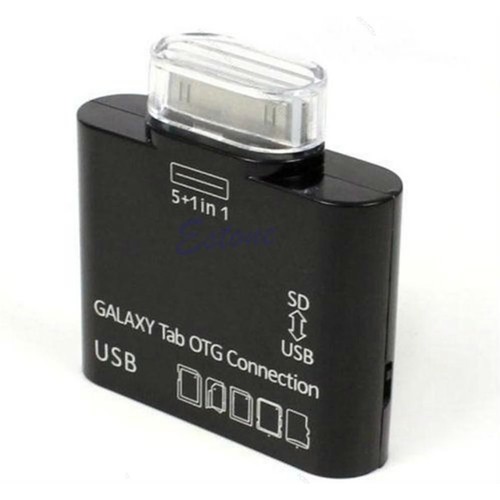 For Samsung Galaxy Tab Tablet USB 5 In 1 Card Reader OTG Connection Kit Adapter
