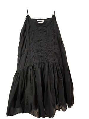 Isabel Marant Etoile Black Embroidered Tank Dress | eBay Isabel Marant Etoile Black Embroidered Tank Dress | eBay