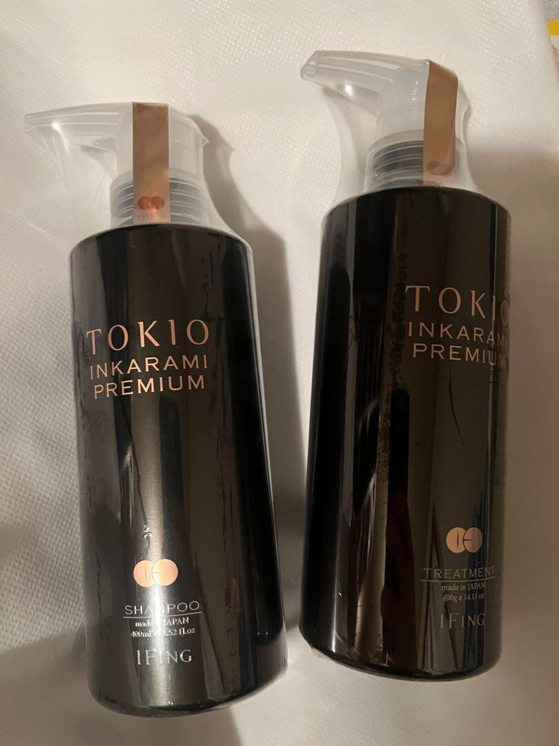 Champú premium TOKIO IE INKARAMI 400 ml y tratamiento 400 ml Japón