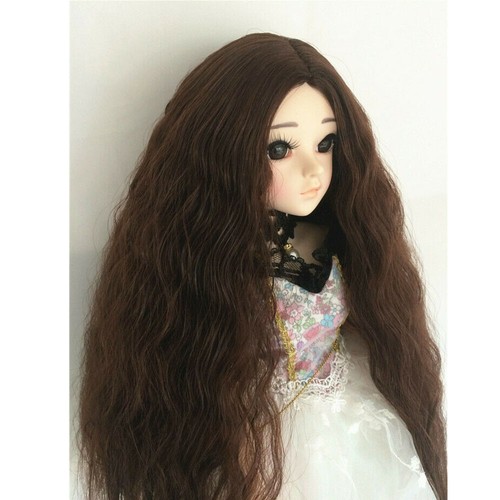 1/3 1/4 1/6 1/8 Peluca Bjd Larga Ola Rizado De Muñeca Bjd Juguetes De Accesorios - Imagen 7 de 38