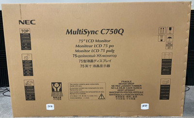 NEC MultiSync 75'' LED LCD Display 4K C750Q   ️  ️ NEW! OPEN BOX!