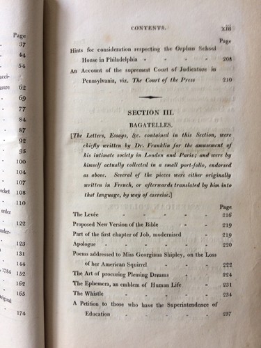1819 Benjamin Franklin 'Selected Writings' Metaphysics Meteors Fire Magnets - Picture 5 of 8