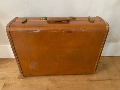 Samsonite ダークブラウン レザー スーツケース アメリカ ヴィンテージ VINTAGE SUITCASE, Samsonite luggage, Travel Bag, Overnight