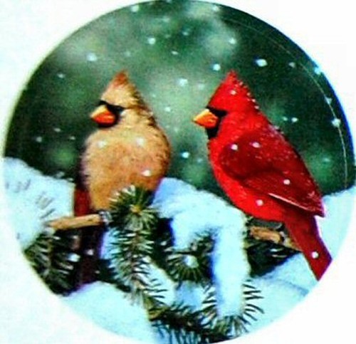 CHRISTMAS CAT DOG SNOWMAN ANGEL JESUS HORSE SHEEP BIRD BUNNY STICKERS SEALS #54 - Picture 9 of 33