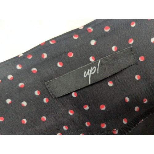 UP! Womens size 6 Stretch Pull On Skirt Skort Tennis Golf Black Red polka dot - Picture 2 of 10