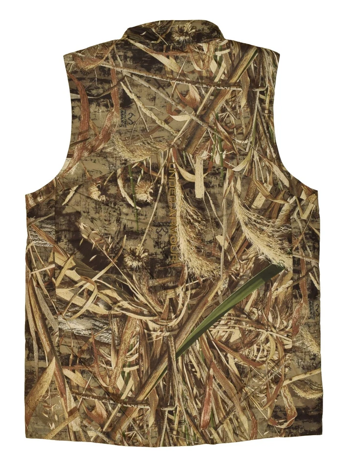 Under Armour Men's Camo Flyway Down Packable Vest-Realtree - Image 2 of 4