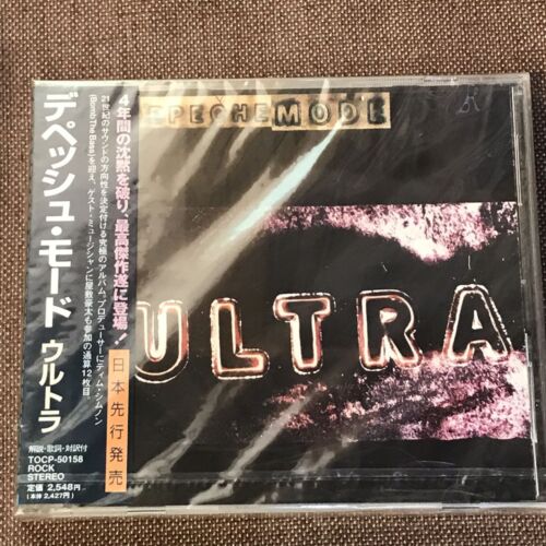 Sealed DEPECHE MODE Ultra JAPAN CD TOCP-50158 w/ OBI 1997 1st issue Free S&H/P&P - Picture 1 of 6