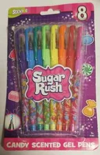 Sugar Rush Candy Scented Gel Pens (41383) 8 Pack (LOC 404 CR-10)