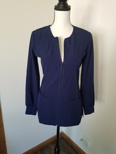 NWOT GT Performance Navy Blue Medical Scrub Jacket