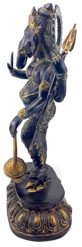 49cm · 10,3kg … Ganesha tanzend … Nritya-Ganapati … Riesige Messingstatue Indien - Bild 5 von 6