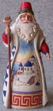 Figurine Santa Claus Greece Saint Basil Greek NEW Jim Shore with gift box