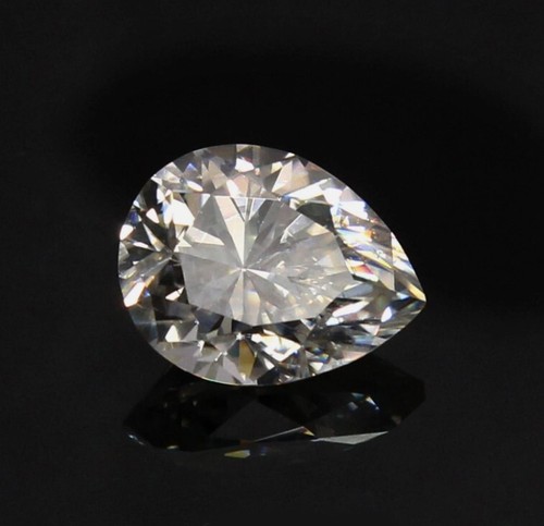Loose CVD Diamond 1 Pc Lab-Grown 6 x 8 mm D Color 1.10 Ct Pear Cut Certified - Picture 7 of 16