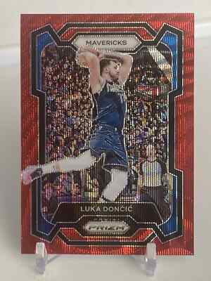 2023-24 Prizm Luka Doncic Ruby Wave #110 Dallas Mavericks - RARE
