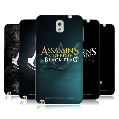 ASSASSIN'S CREED SCHWARZE FAHNE LOGOS SOFT GEL HANDYHÜLLE FÜR SAMSUNG HANDYS 2