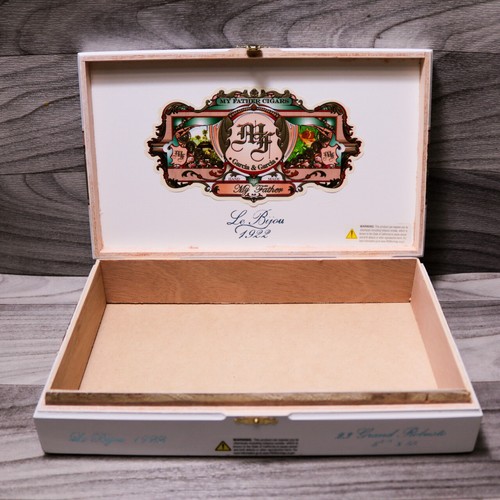 "My Father Zigarren Grand Robusto Le Bijou leere Holzzigarrenbox 11"" x 6,5"" x 2,5" - Bild 4 von 10
