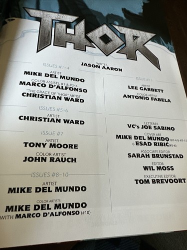 Novela gráfica THOR VOL 4-AARON, DEL MUNDO, WARD - (HC 2019) X-Libris primera edición - Imagen 5 de 5