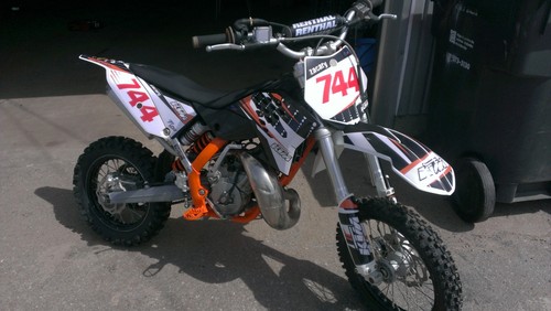 NG racing KTM SX50 SX 50 XC MX Adventurer Jr Sr Motocross Graphic Kit 2009-2015 - Picture 2 of 2