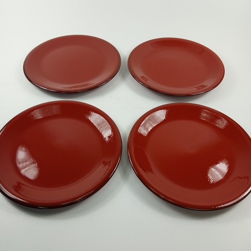 Villeroy Boch Granada Red Set 4 Bread Plates 6.5" - Picture 3 of 4