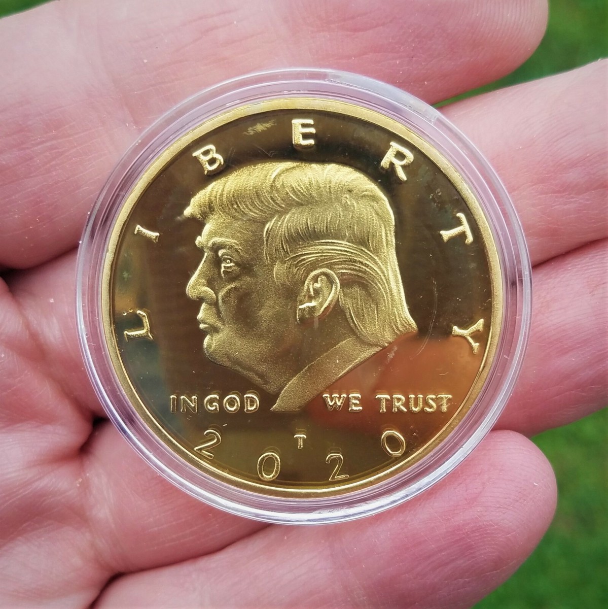 Moneda Donald Trump 2020 Chapada En Oro, 2 Unidades, Muestra Tu Apoyo - Foto 9