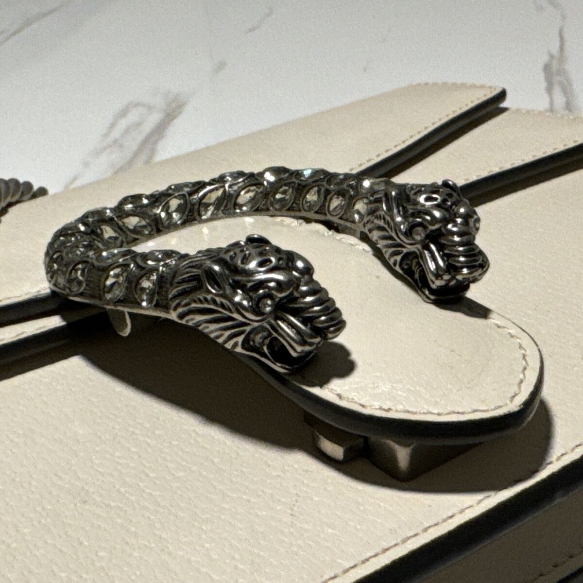 GUCCI Dionysus Small Chain Shoulder Bag w/ Crystal Dragon GUCCI Dionysus Small Chain Shoulder Bag w/ Crystal Dragon