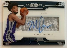 2018-19 Dominion Marvin Bagley III Main Exhibit Rookies On Card Auto Kings /49
