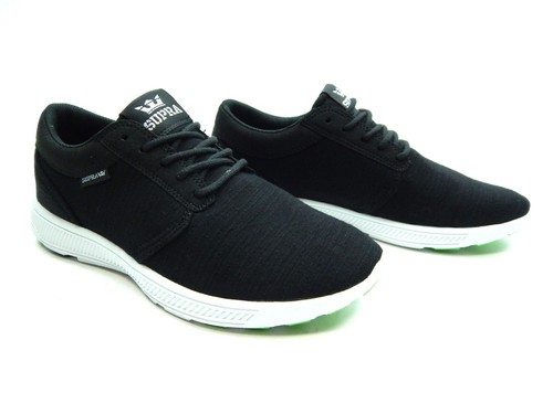 SUPRA WOMEN'S HAMMER RUN BLACK WHITE 98038-002 SHOES SIZE 10 - Picture 8 of 8