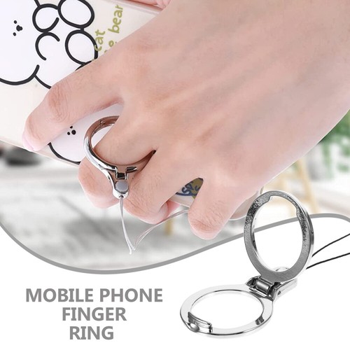 4 Pcs Stecker Handy-Ringschnalle Telefon-Sicherheitsband Handy-Schmuckanhänger - Bild 11 von 12