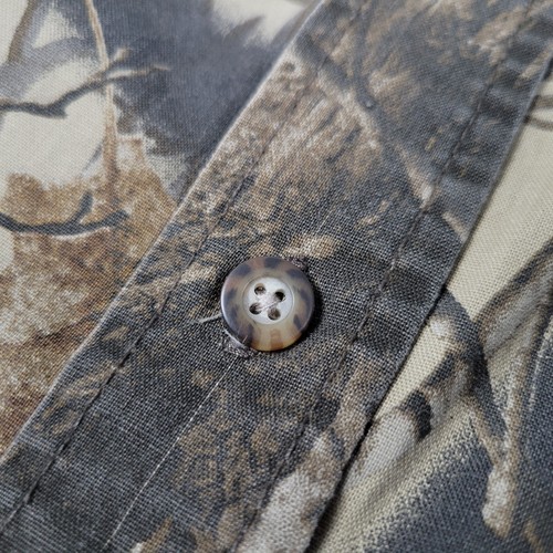 Vintage Woolrich Shirt Men XL Brown Y2K Realtree Hardwoods Camo Hunting Outdoor - Picture 9 of 14
