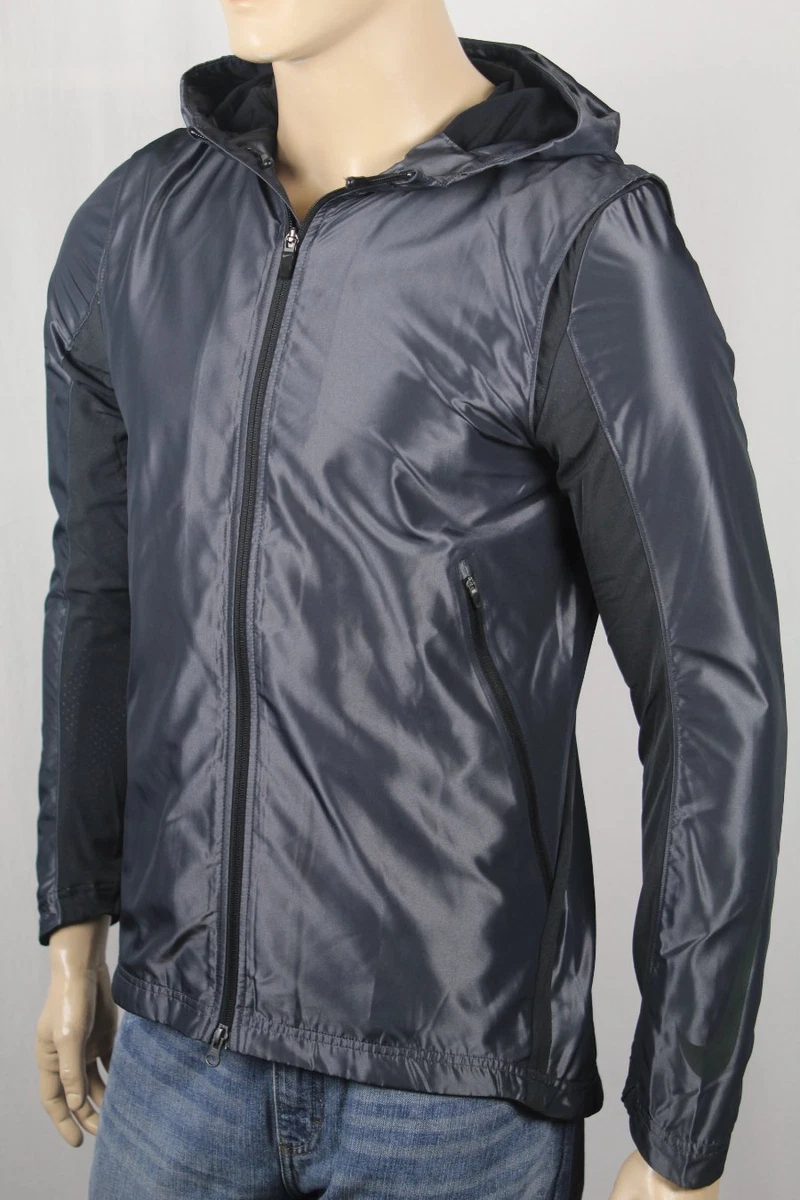 Nike Shield Hyper Elite Basketball Grey Hooded Jacket NWT 801919