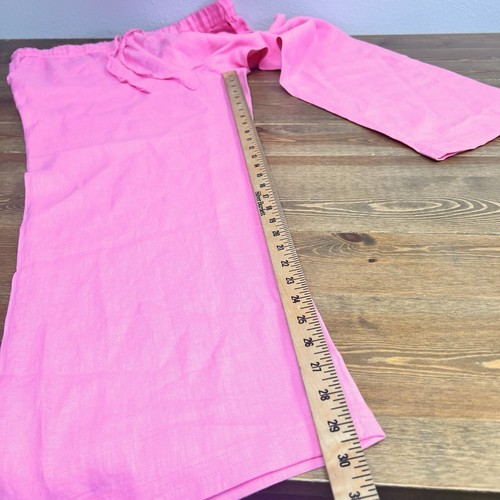 Charter Club Luxury Linen Bottom & Top XXL Floral Rollup Lagenlook Coastal Set - Picture 10 of 12