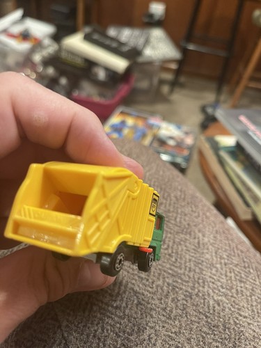 1979 Matchbox Superfast No 36 Refuse Truck Die-Cast Green/Yellow - Picture 10 of 15