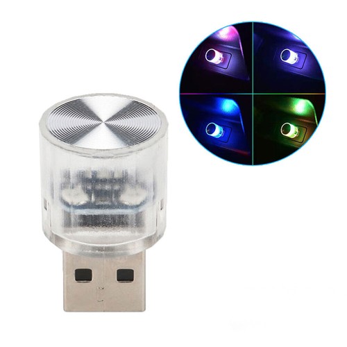 1x Mini Lamp Bulb USB LED Car Interior Neon Atmosphere Ambient Light Accessories - Picture 2 of 20