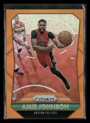 2015-16 Panini Prizm #88 Amir Johnson Orange Prizms #/65