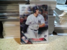 2016 TOPPS CHROME ROOKIE # 128- GREG BIRD- YANKEES- MINT