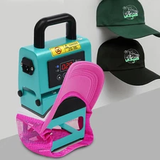 Hat Heat Press Machine Cap Press DIY 0-250°C Sublimation Transfer Print Tool