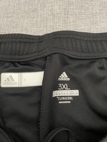Adidas Team 19 Mens 3XL Training Aeroready Soccer Running Black Zip Pocket Pants - Picture 8 of 10