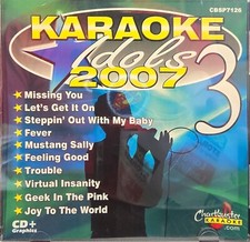 7126 3 IDOLS CHARTBUSTER KARAOKE CDG LOT VA