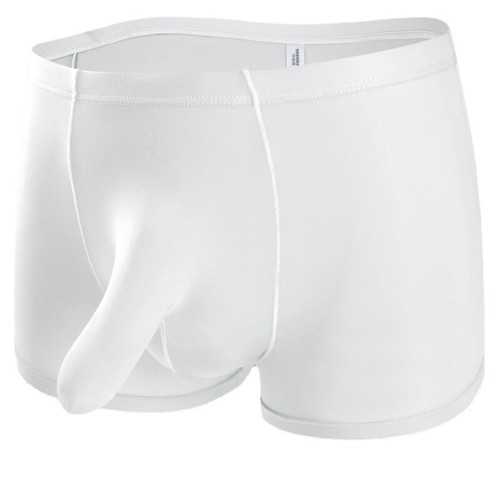 Men's Elephant Nose Couple Ice Silk Underwear Antibacterial Separation Shorts - Picture 4 of 13