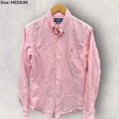 RALPH LAUREN POLO PINK LONG SLEEVE BUTTON UP SHIRT Size Medium