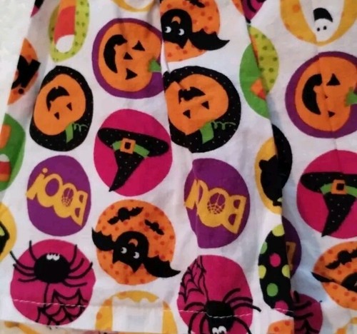 Skirt Size 4T Orange Halloween Print Custom One Of A Kind Pumpkins Spider EUC - Picture 3 of 4