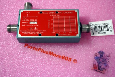 NARDA 3002-20   NSN 5985-00-578-5747   RARE NEW CONDITION      **USA SELLER**