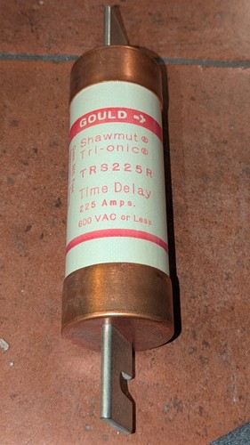 (1) Gould Shawmut TRS225R Time Delay Tri-onic Fuse 225A 600V NIB - Picture 2 of 4