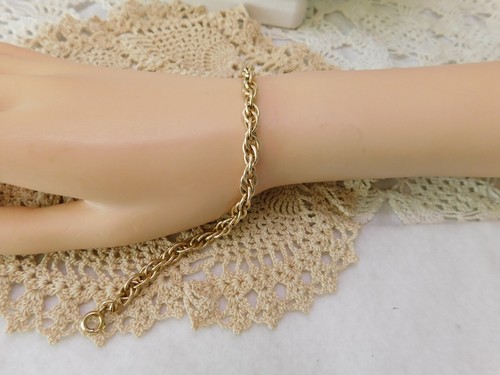 Vintage 12K Gold Filled Chain Bracelet