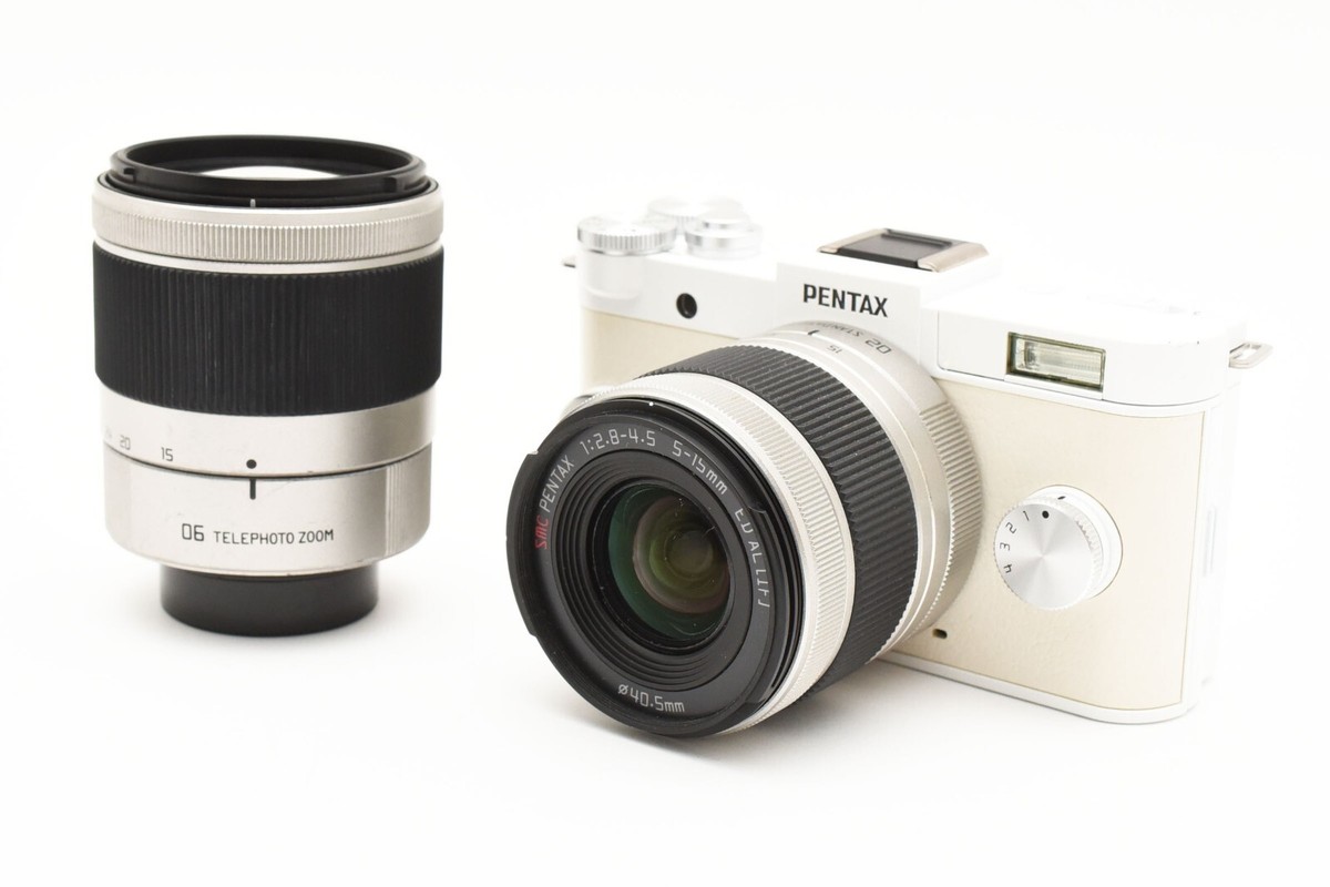 PENTAX Q-S1 Digital Camera [1594 shots] & 02 06 Double Lenses From