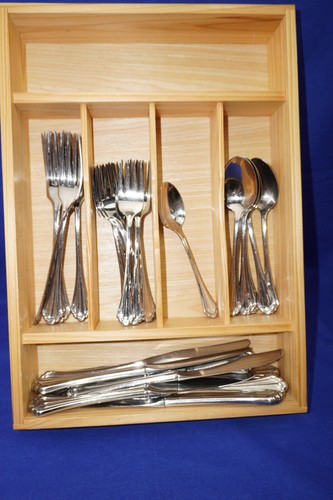 Oneida Community Marquette 38 Piezas Tenedores para Ensalada de Cena Mesa de Té Cuchillos - Imagen 5 de 15