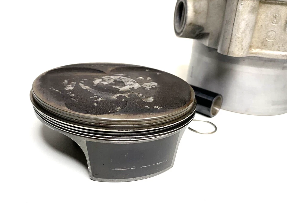 09 KTM 505 SX Motor ATV Extremo Superior Culata Jarra Barril Pistón 2009 Bueno Foto 3 de 4