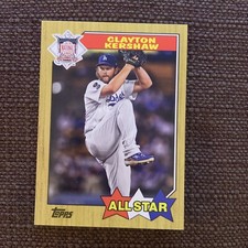 2022 Topps Series 2, #OTAS-6 Clayton Kershaw, All-Star Oversized Box Topper Card